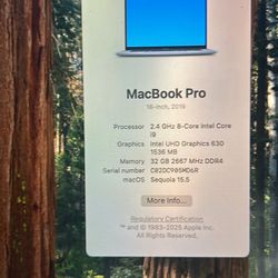 MacBook Pro 2019-2020