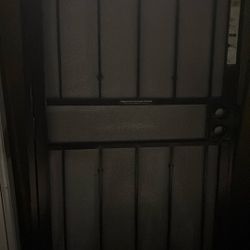 Burglar bar door