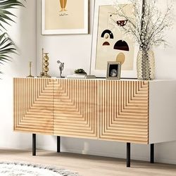 57”Mid Century Modern TV Stand