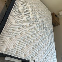 Queen mattress and bedframe