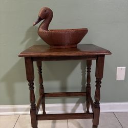 Side wooden table