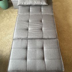 Ottoman/couch Turns Into A Twin Bed