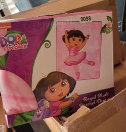 Plush Baby Blanket 40x50 Dora The Explorer