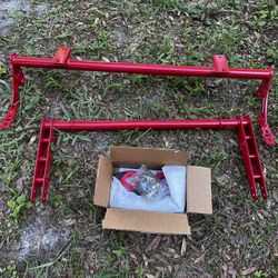 BMR Xtreme Rear Anti-Roll Bar Kit; Delrin; Red (Fits 05-14 Mustang)