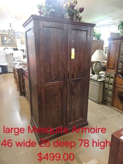 Armoire Cabinet Mesquite We are located at 2811 East Bell road. Another Time Around Furniture.