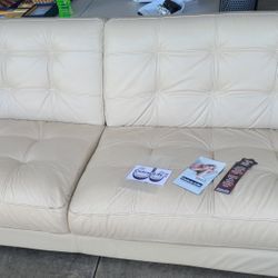 Macys Italian Leather Sofa $350