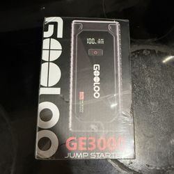Gooloo Ge3000 Car Jump Starter 3000a Portable Jump Box (up To 8.5L Gas/6L Diesel