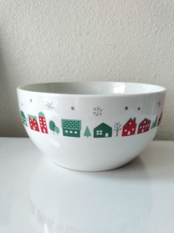 Design Pac Ceramic Christmas Holiday Kitchen Serving Dish Bowl New