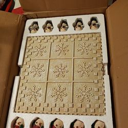 Brand New In Box Stone Made Snowmen Chess Game Cute Table Decor 10 Firm By Etsy Paid 45 Look My Post Tons Item