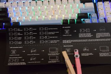 AULA F99 RGB Wireless Mechanical Keyboard – Bluetooth/2.4G/USB-C