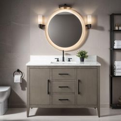 48in Bathroom Vanity -  Driftwood Gray