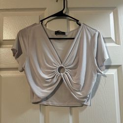 Lux LA crop shirt