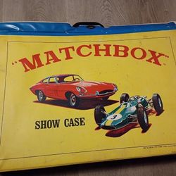 Vintage Matchbox Case And Car's