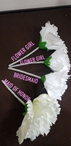 4x bling Giant flowers bouquets