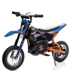Electric Dirt Bike And Helmet