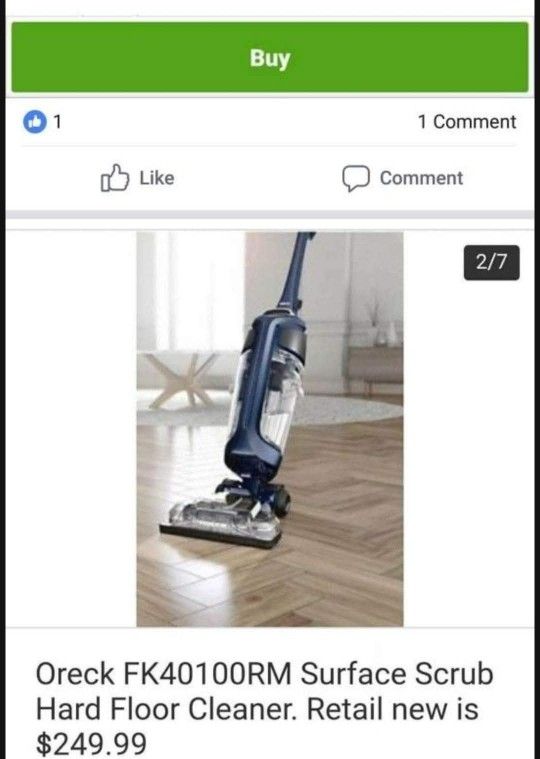 Oreck Sweeper