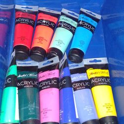 Acrylic Paint And Supplies