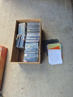 Lot Of 72 CD, DVD Jewel Cases & Slip Covers