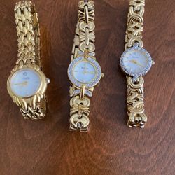 Bulova And Caravelle By bulova Gold Watches