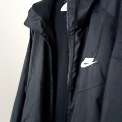 Nike Black windbreaker