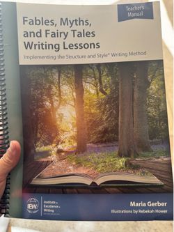 IEW writing curriculum Fables Myths and Fairy Tales Teacher's Manual