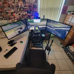 Complete Moza Plug and Play Sim Rig