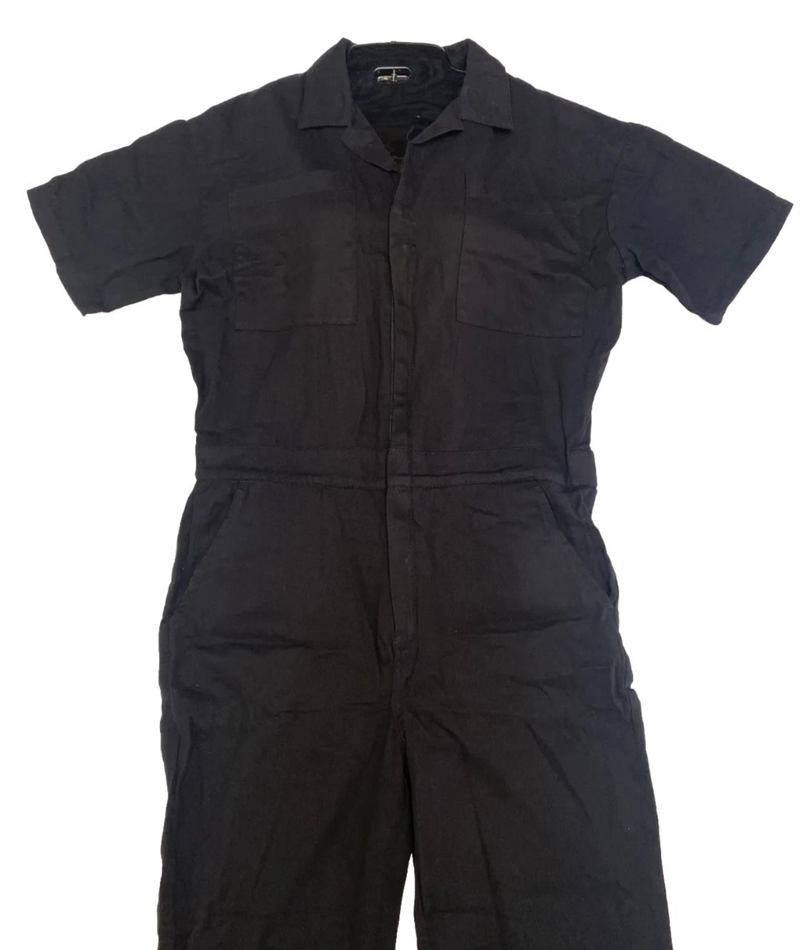 ASOS BIG & TALL MEN'S BOILER SUIT IN TWILL BLACK SIZE SMALL