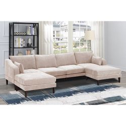 Beige Sectional Sofa 