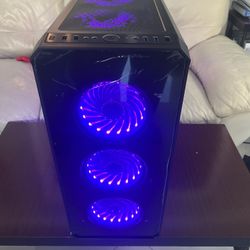Vangard argb full tower 7 argb fans dual sides tempered glass panels