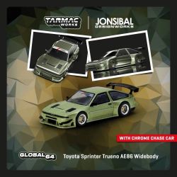 Tarmac Works 1:64 Toyota Sprinter Trueno AE86 Widebody Green JONSIBAL Designworks – Global64