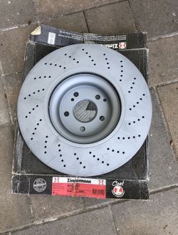 Zimmermann Brake Disc for MERCEDES-BENZ C-Class (W204) Front 2 Pcs