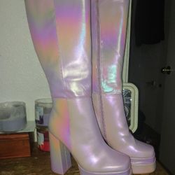 Knee High Boots Off Dollskill