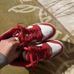 Red Dunks Size 8