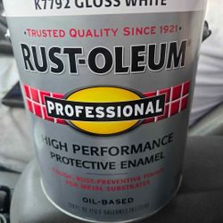 Rustoleum White / Black Paint 