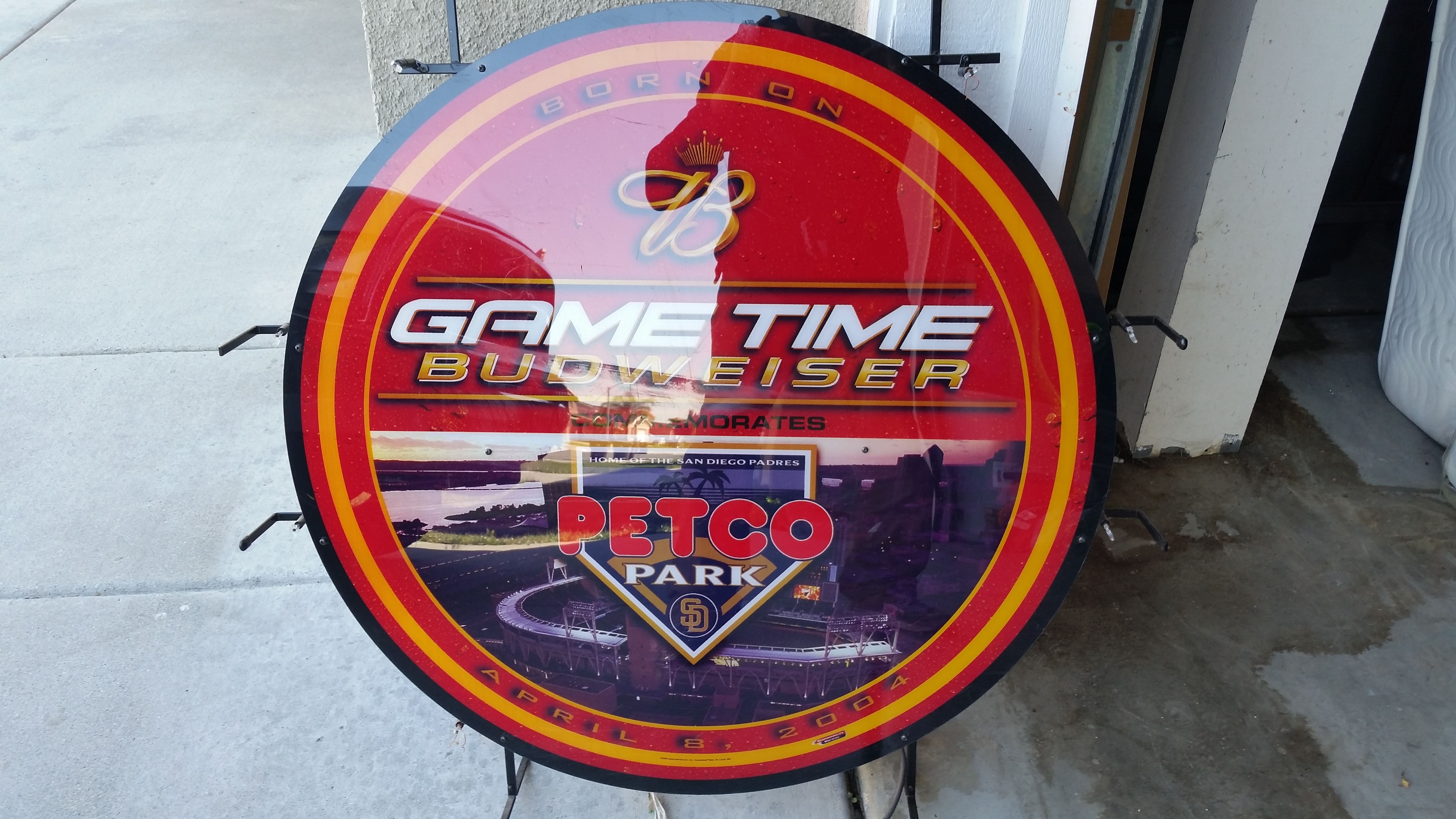 San Diego Padres Petco Park Budweiser neon sign