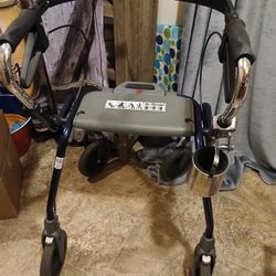 I Have A Nice Sturdy Rollator For Sale Pick Up Hampton Off Foxhill 50.00 Cash Or Cashapp I Added The CUP Holder , I Got A Bigger One 