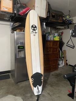 Gerry Lopez 8ft foam surfboard