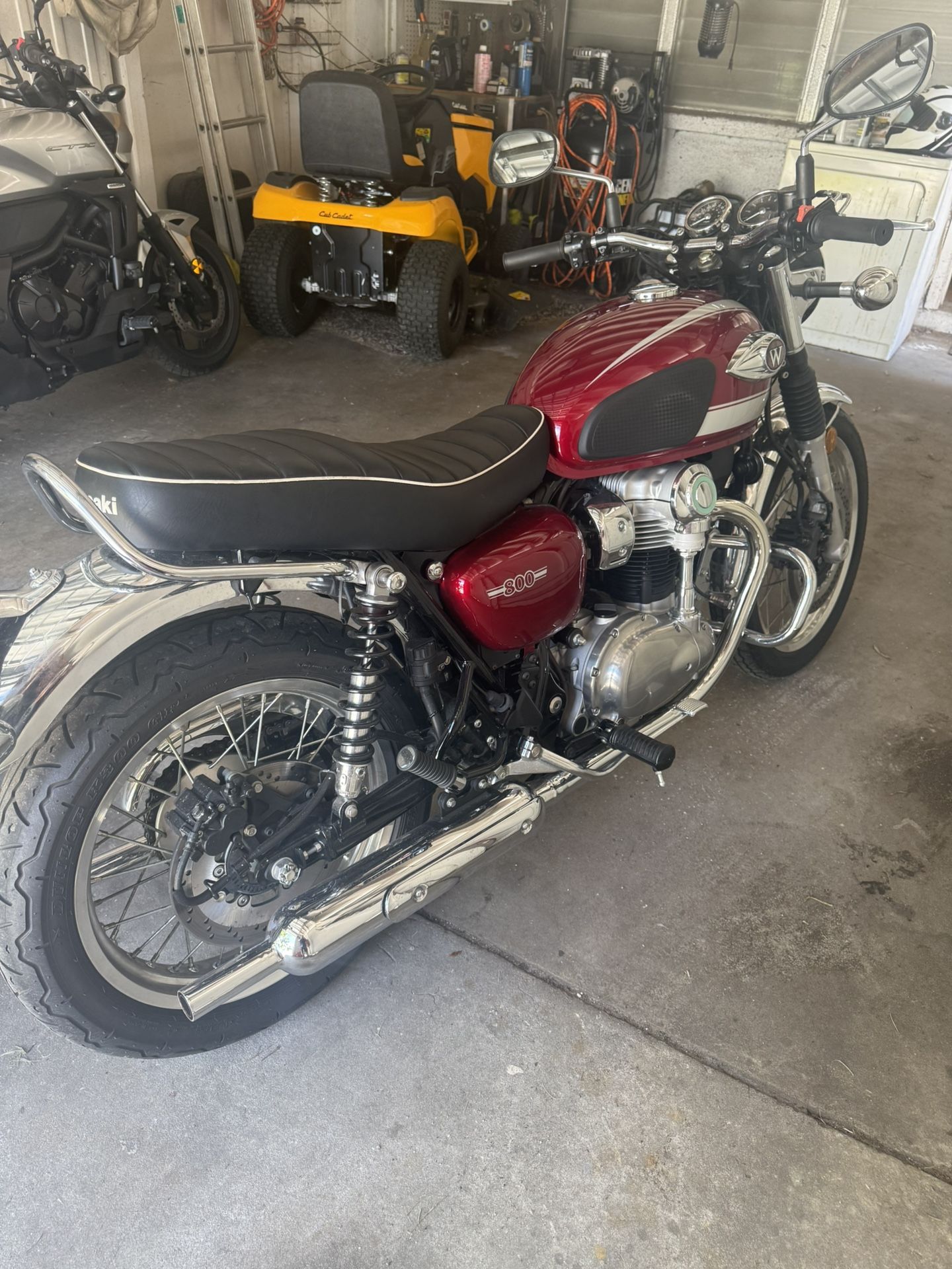 2020 Kawasaki 800 W with very low miles
