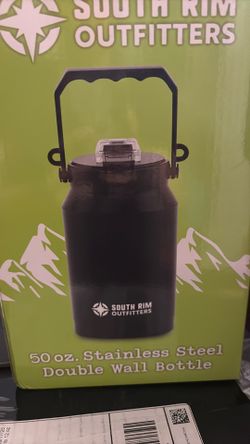 50oz stainless steel double wall bottle