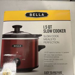 Bella 1.5 Quart Slow Cooker