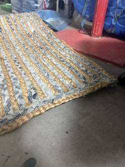 Throw rug Denim Threaded (Read Description)