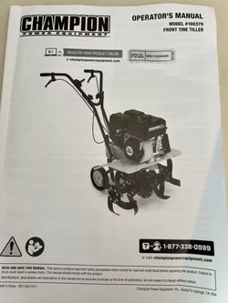 Garden tiller