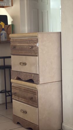 two. Very good in tables for bedroom set.