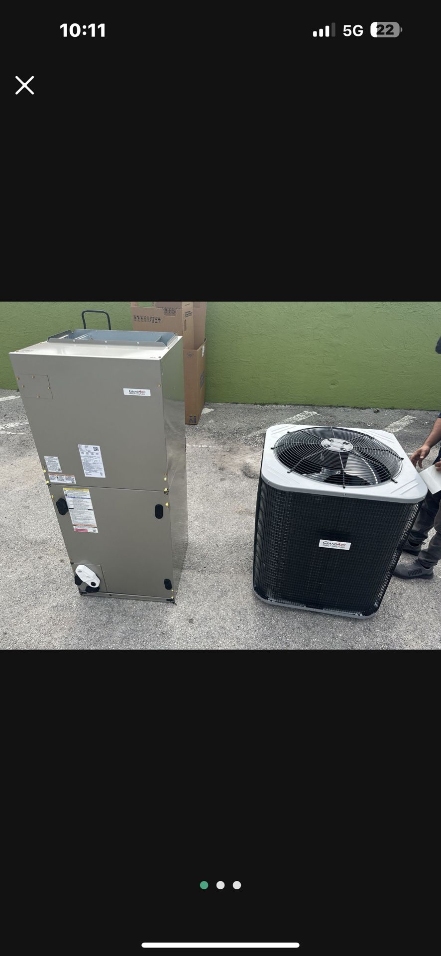 Air Conditioning Units Installed All Sizes BTU HVAC 1 2 3 4 5 Ton Condenser AC Unit  Air Conditioner A/C Split System Package Unit Air Handler Coil 