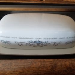 1/4lb Butter Dish "DIANE FINE CHINA"