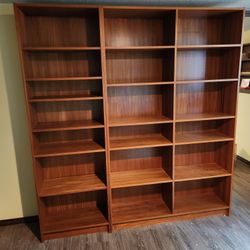 Large Danish Modern Book Shelves