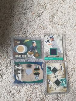 Edgar Martinez Game Used Baseball Cards