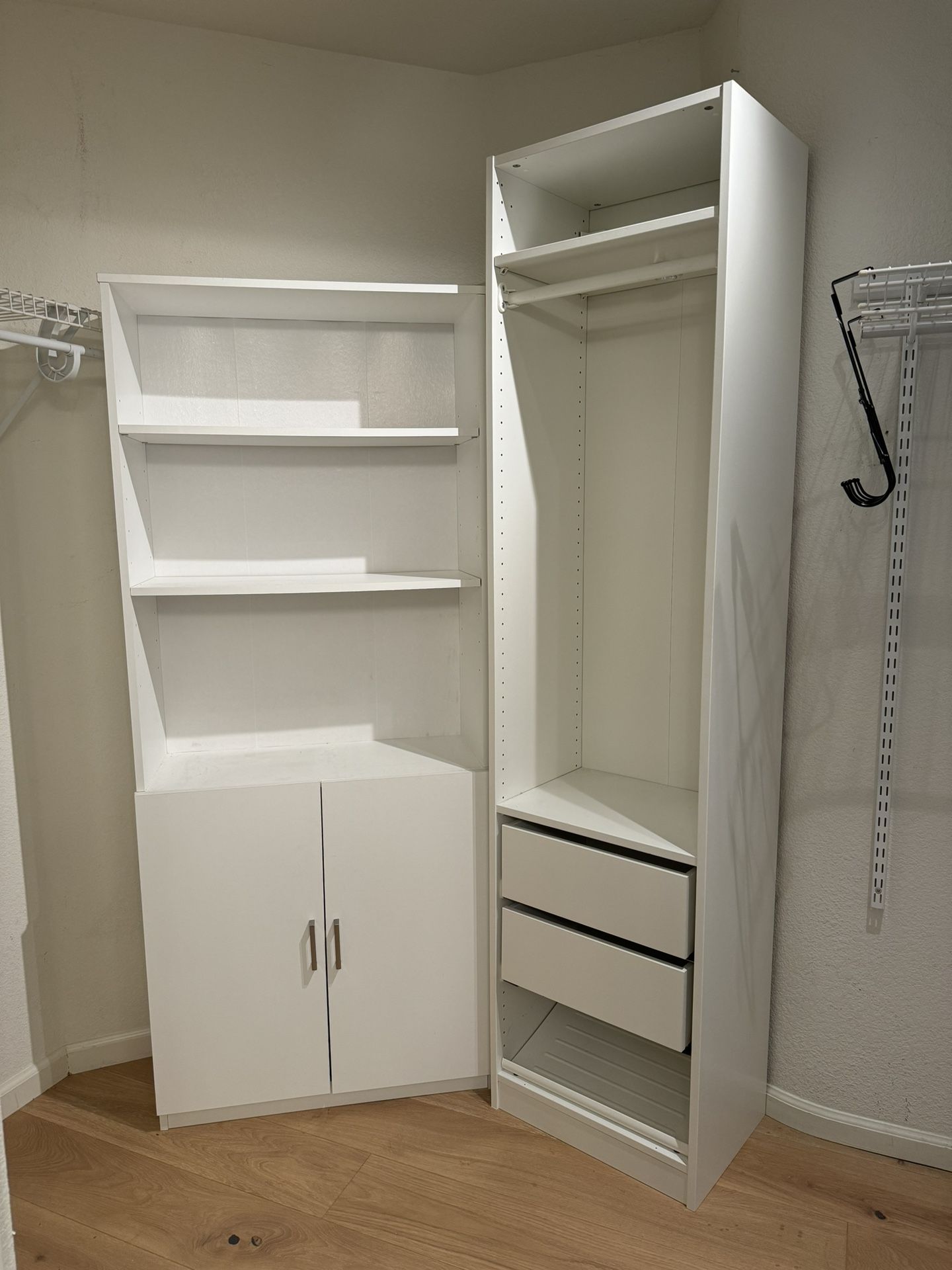 A Bookshelf And A Wardrobe Shelf In Great Condition