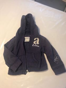 Abercrombie 3/4 girls sweater