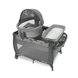 Brand New Graco Pack n Play Dome LX Playard with Baby Bassinet, Lightweight Portable Crib Corral Nuevo